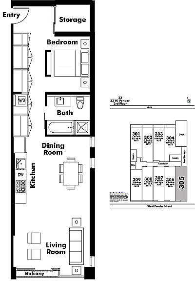 Floor plan 305