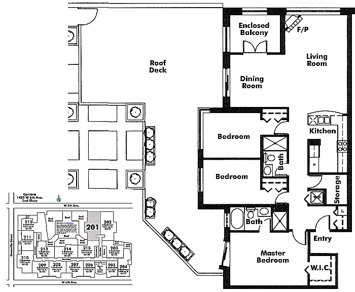 Floor plan 201