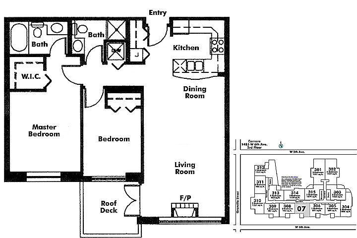 Floor plan 307