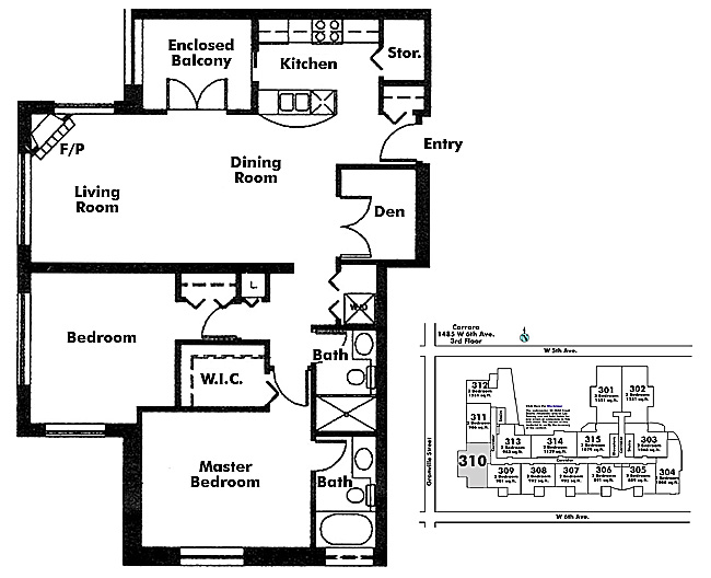 Floor plan 310