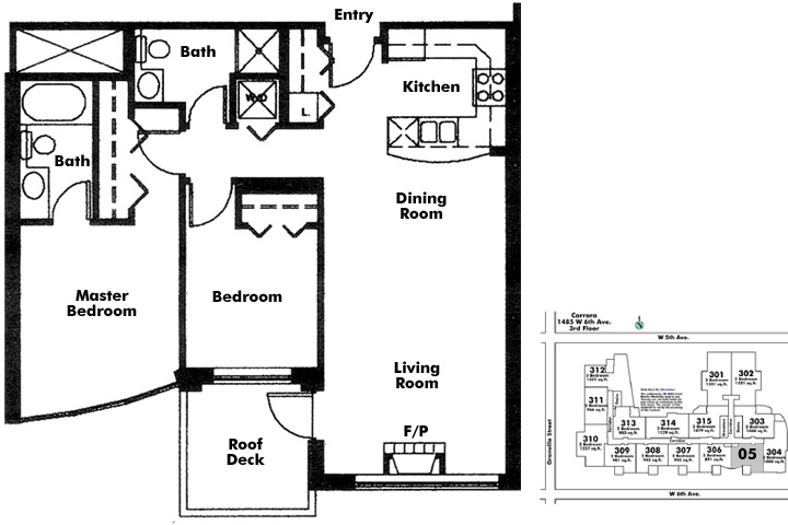 Floor plan 305