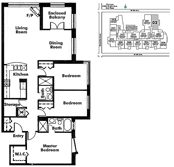 Floor plan 402