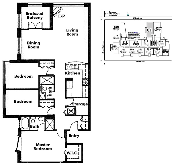 Floor plan 301