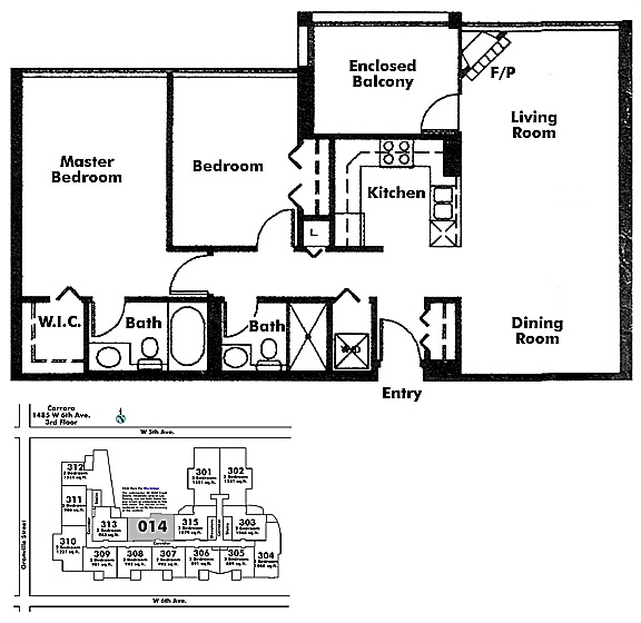 Floor plan 314