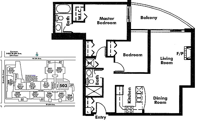 Floor plan 503