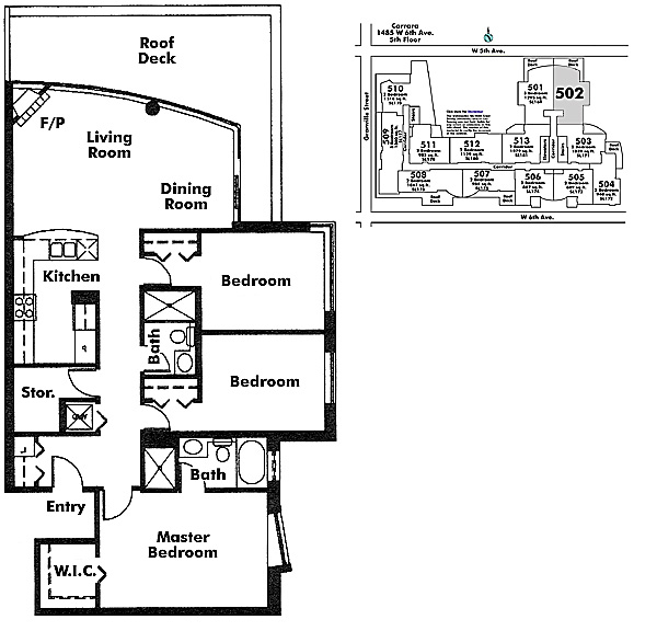 Floor plan 502