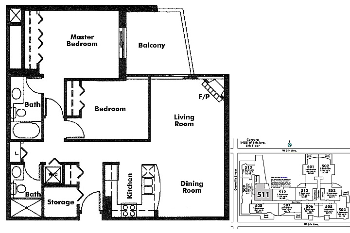Floor plan 511