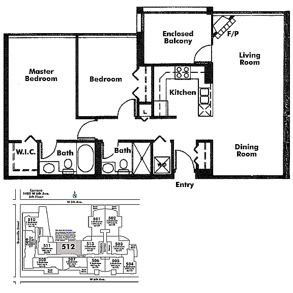 Floor plan 512