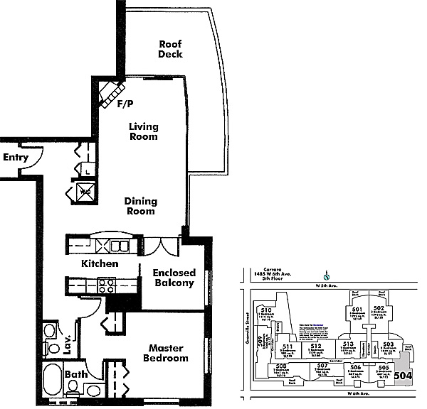 Floor plan 504