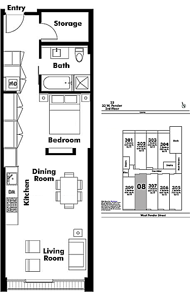 Floor plan 608