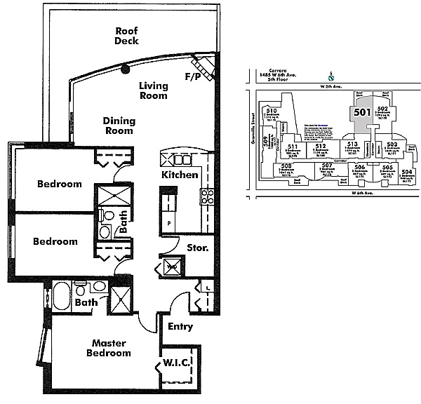 Floor plan 501