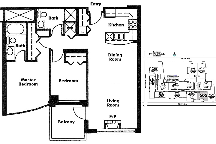 Floor plan 605