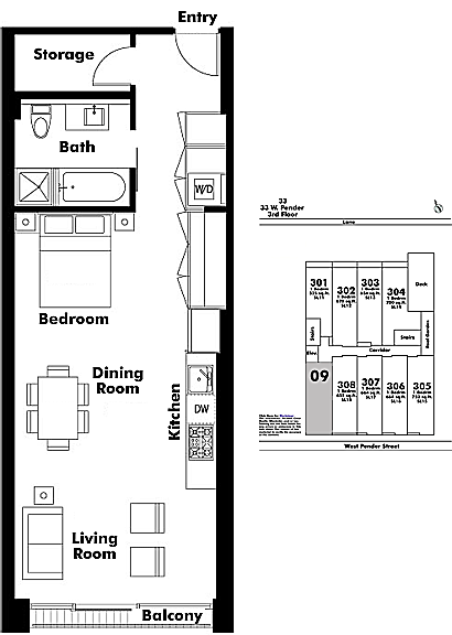 Floor plan 409