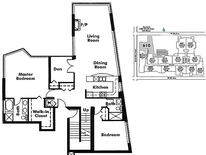 Floor plan 610