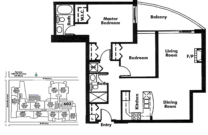 Floor plan 603