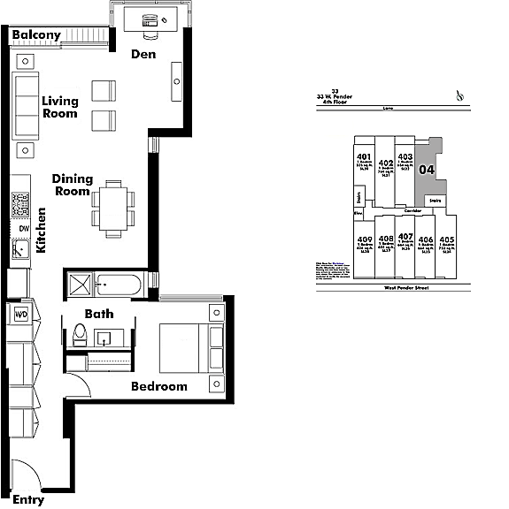 Floor plan 404