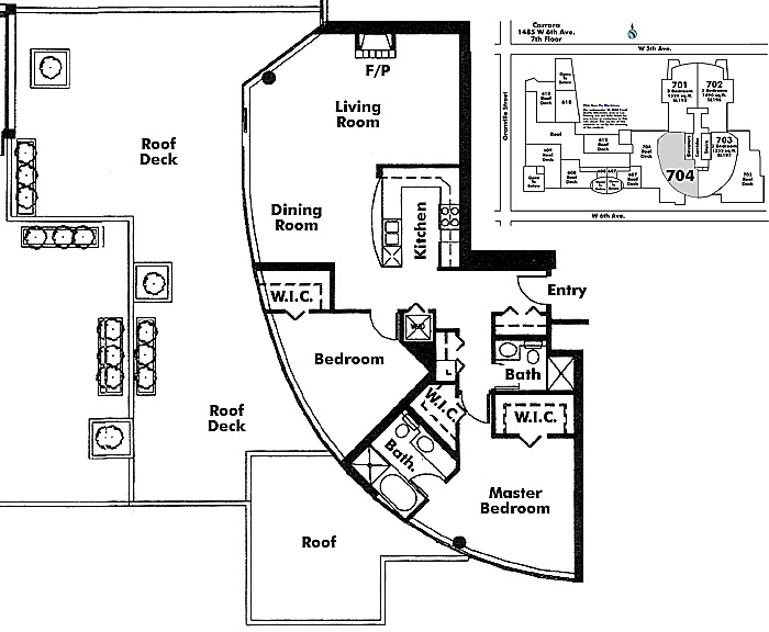 Floor plan 704