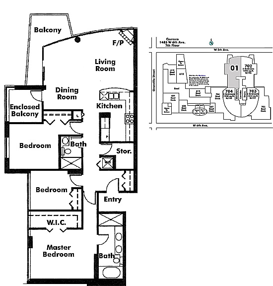 Floor plan 801