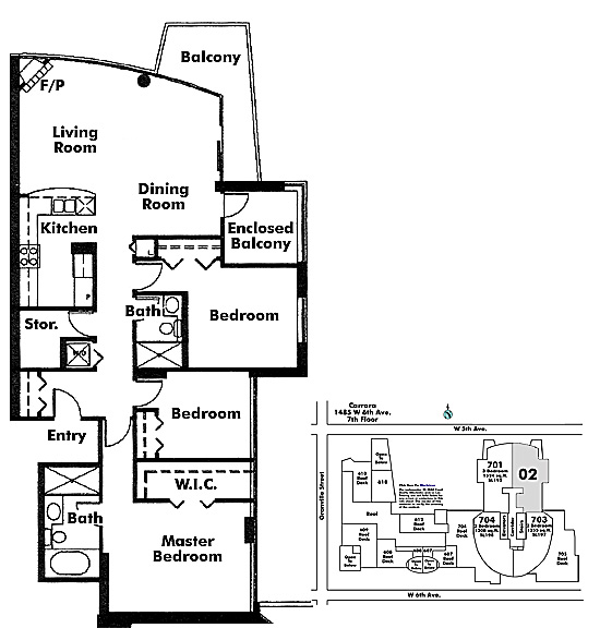 Floor plan 702