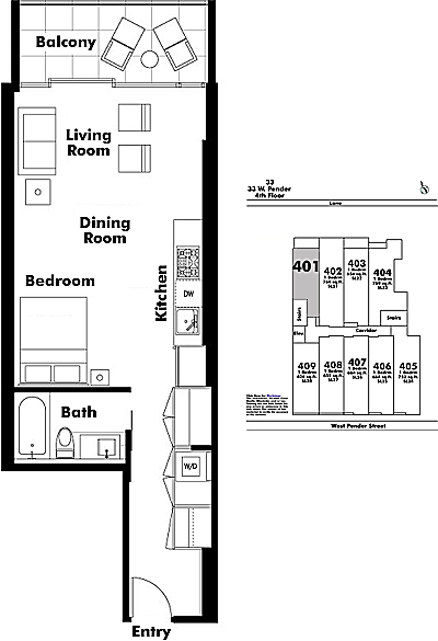 Floor plan 401