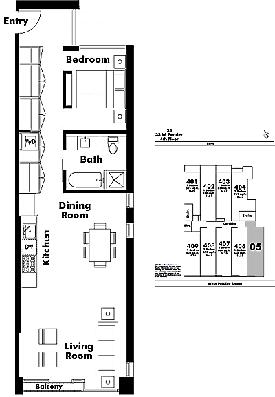 Floor plan 405