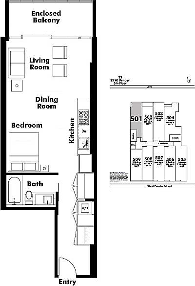 Floor plan 501