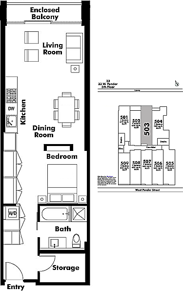 Floor plan 503