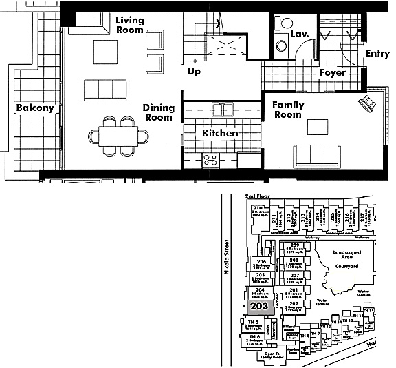 Floor plan 203