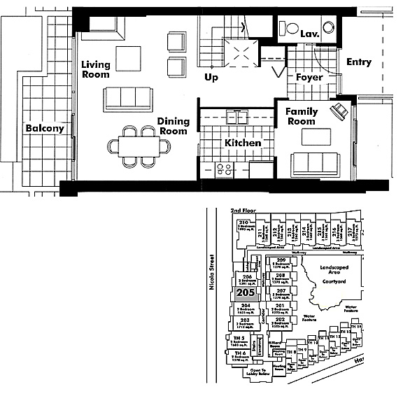 Floor plan 205
