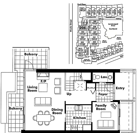 Floor plan 206