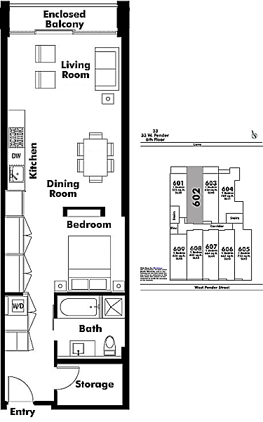 Floor plan 602