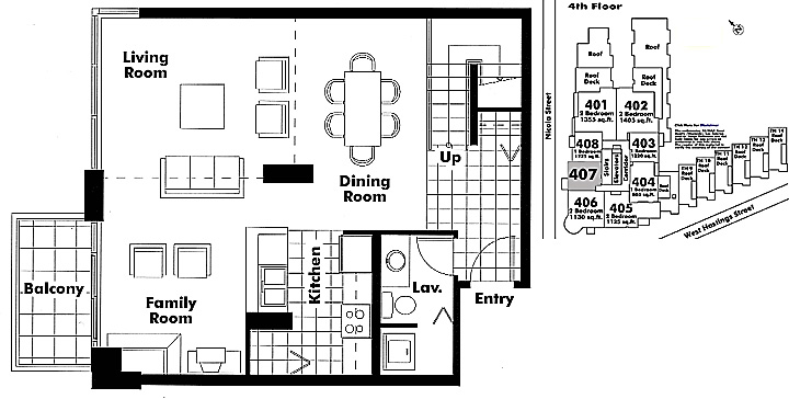 Floor plan 407