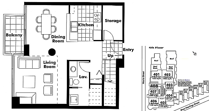 Floor plan 408