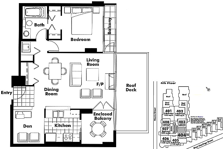 Floor plan 404