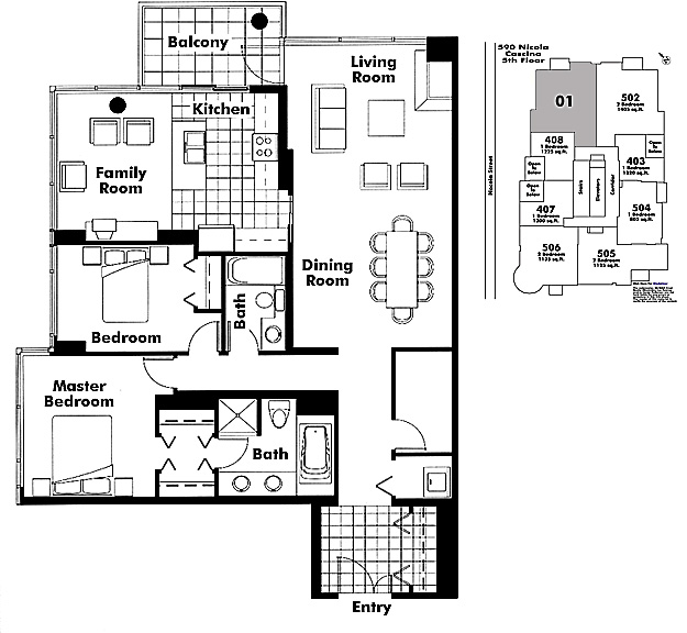 Floor plan 701