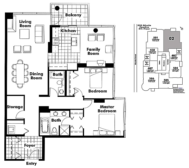 Floor plan 602
