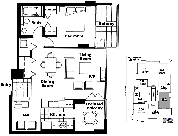 Floor plan 804