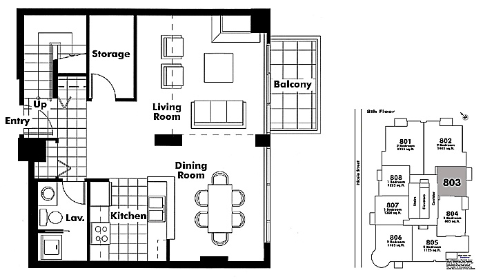 Floor plan 803