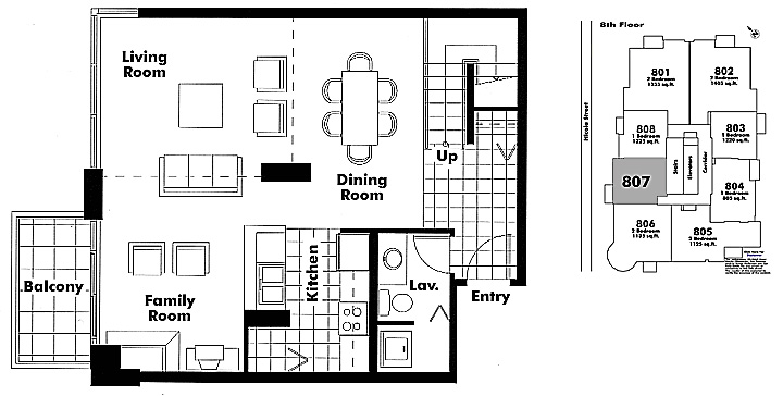 Floor plan 807
