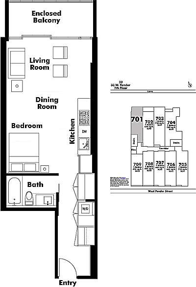 Floor plan 701