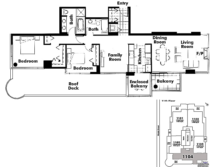 Floor plan 1104