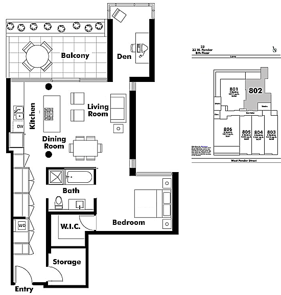 Floor plan 802