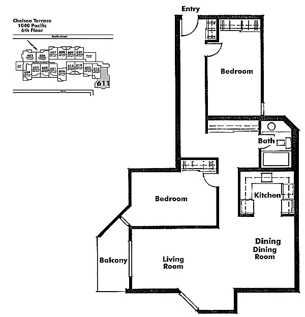 Floor plan 611