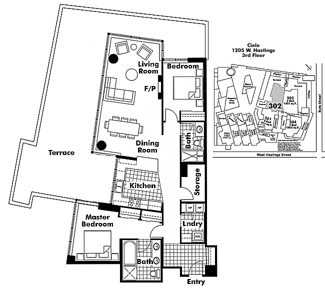 Floor plan 302