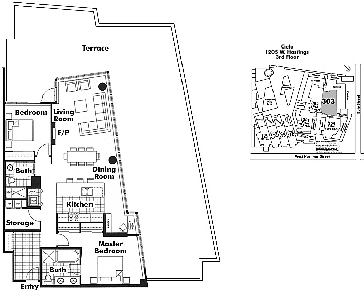 Floor plan 303
