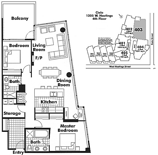 Floor plan 403