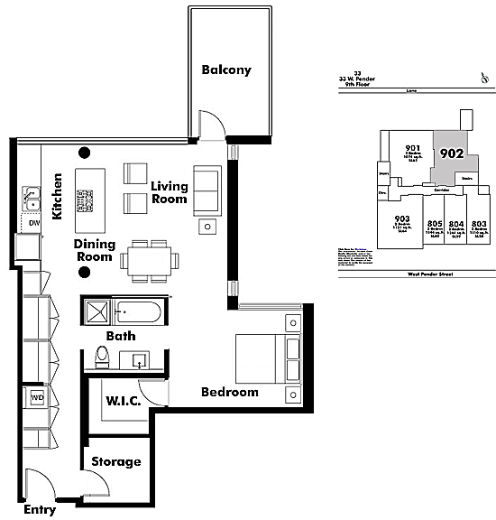 Floor plan 902