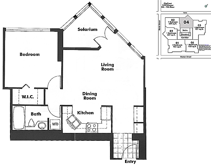 Floor plan 604