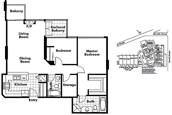 Floor plan 306