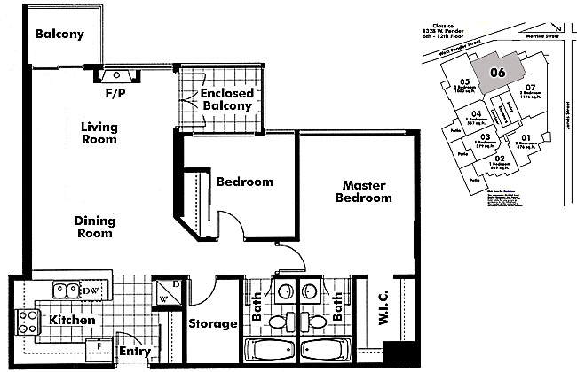 Floor plan 806